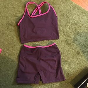 Fabletics seamless short set
